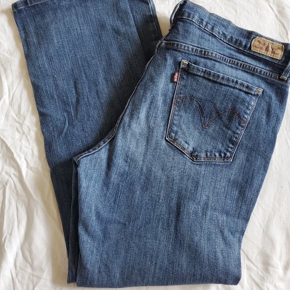 Woman's Levi's 505 jeans sz 14 S straight leg~SALE - Picture 1 of 4